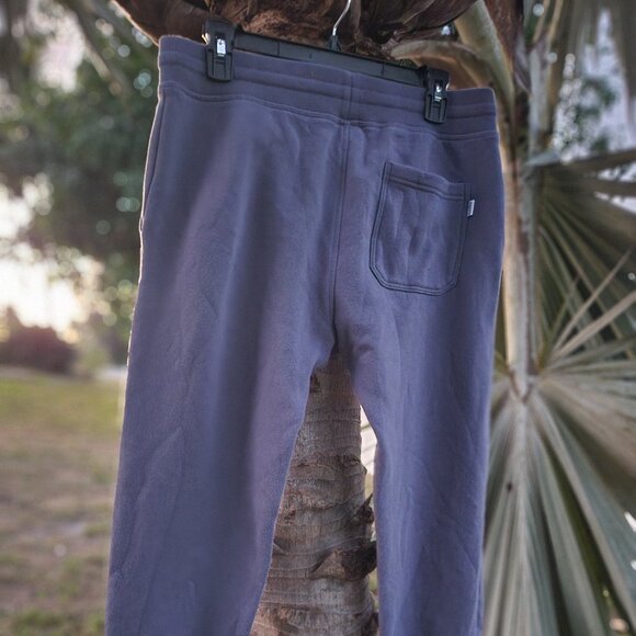 Hurley Women's Fleece Jogger Sweatpants Drawstring Flower Logo Medium- BLUE - Picture 3 of 4